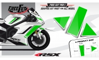 Garde boue Kit déco F1 blanc