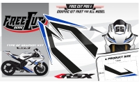 Head fork F1 Graphic kit