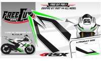 Head fork F1 Graphic kit
