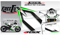 Head fork F1 Graphic kit