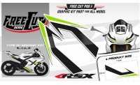 Head fork F1 Graphic kit