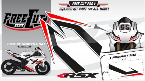 Head fork F1 Graphic kit