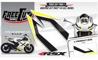 Head fork F1 Graphic kit