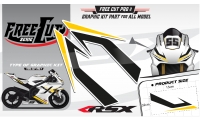 Head fork F1 Graphic kit