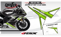 Flank F2 black Graphic kit