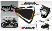 Rear seat F2 back Graphic kit