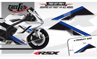 Low fairing F1 black Graphic kit