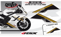 Low fairing F1 black Graphic kit