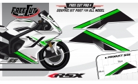 Low fairing F1 black Graphic kit