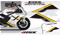 Low fairing F1 black Graphic kit