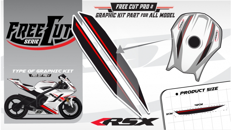 Fuel tank F1 Graphic kit