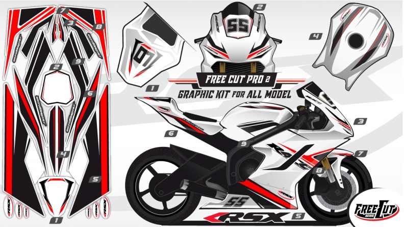 F1 Graphic kit FreeCut