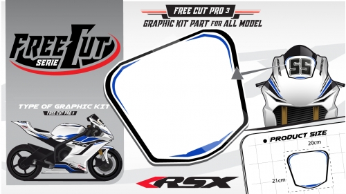 Bul F3 white Graphic kit