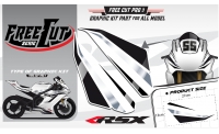 Head fork F3 Graphic kit