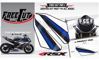 Head fork F3 black Graphic kit