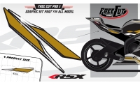 Rear seat F3 back Graphic kit