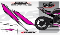 Rear seat F3 back Graphic kit