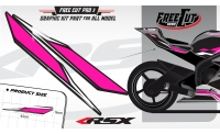 Rear seat F3 back Graphic kit