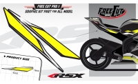 Rear seat F3 back Graphic kit