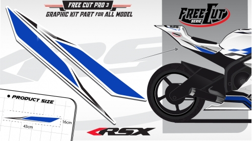 Rear seat F3 Graphic kit