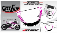 Rear seat F3 Graphic kit