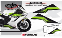 Low fairing F3 white Graphic kit