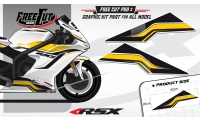 Low fairing F3 white Graphic kit