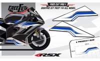 Low fairing F3 black Graphic kit