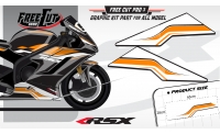 Low fairing F3 black Graphic kit