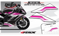 Low fairing F3 black Graphic kit