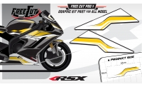 Low fairing F3 black Graphic kit