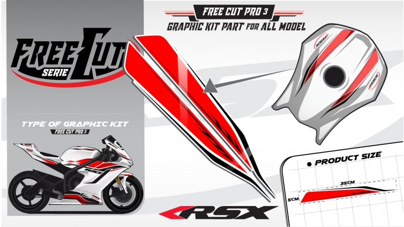 Fuel tank F3 Graphic kit