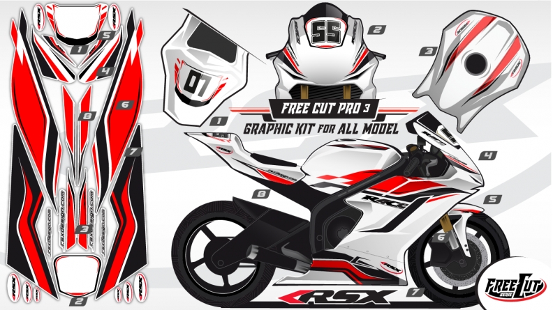 F1 Graphic kit FreeCut