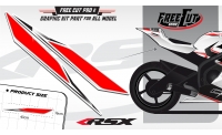 Rear seat F4 Graphic kit