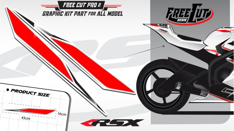 Rear seat F4 Graphic kit