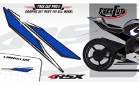 Rear seat F4 back Graphic kit