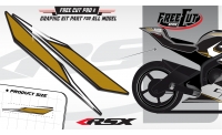 Rear seat F4 back Graphic kit