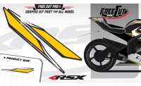 Rear seat F4 back Graphic kit