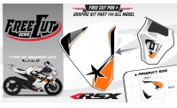 Rear seat F4 Graphic kit