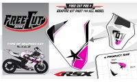 Rear seat F4 Graphic kit