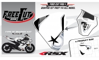 Rear seat F4 Graphic kit