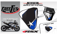 Rear seat F4 back Graphic kit