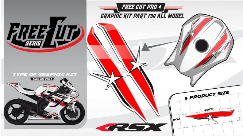 Fuel tank F4 Graphic kit