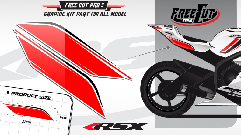 Rear seat F5 Graphic kit