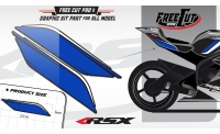 Rear seat F5 back Graphic kit