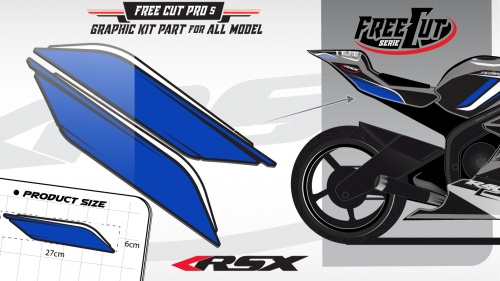 Rear seat F5 back Graphic kit