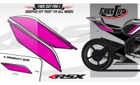 Rear seat F5 back Graphic kit