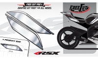 Rear seat F5 back Graphic kit