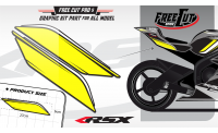 Rear seat F5 back Graphic kit