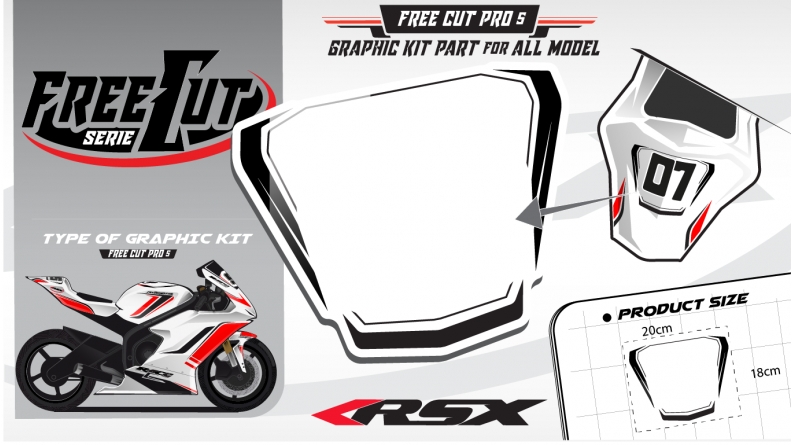 Rear seat F5 Graphic kit